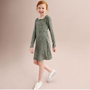 Eyeshadow Lace Squareneck Dress
